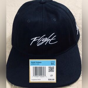 NEW..ADULT UNISEX M/L JORDAN FLY CLUB CAP (BLACK)